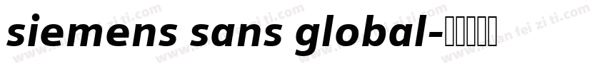 siemens sans global字体转换